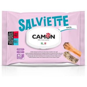 Servetele pentru curatare cu parfum excel, Camon, 40 buc (Igiena - Caini)