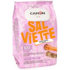 Servetele umede cu parfum de bergamota pentru caini, Camon, 100 buc (Igiena - Caini)
