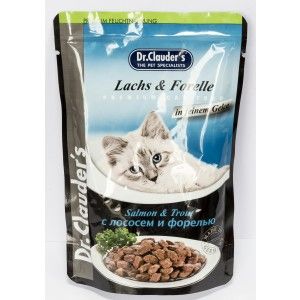Dr. Clauder's Cat Somon & Pastrav, 100 g (Hrana Umeda - Pisici)