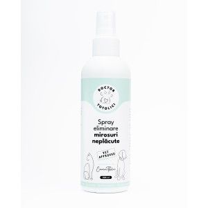 Spray eliminare mirosuri neplacute fara parfum Doctor Totolici, 200 ml (Igiena - Caini)