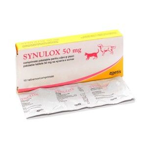 Synulox 50 mg - antibiotic cu spectru larg pentru caini si pisici