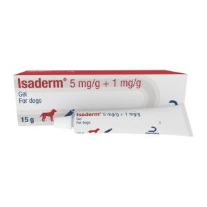 TRATAMENT DERMATITA CAINI ISADERM GEL 5MG/G+1MG/G / 041966