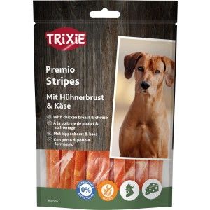 Trixie Recompense pentru Caini, Premio, Fasii cu Pui si Branza, 100 g (Delicii - Caini)