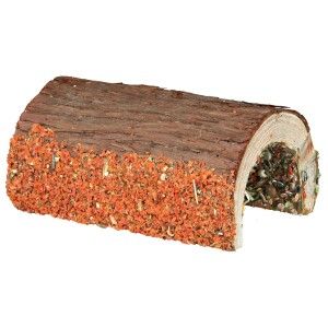 Tunel Iepuri/Rozatoare Lemn Natur cu Legume 16x8x20 m