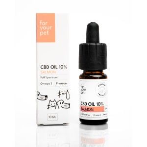 Ulei de CBD 10% pentru Caini si Pisici Aroma de Somon Doctor Totolici, 10 ml (Igiena - Caini)