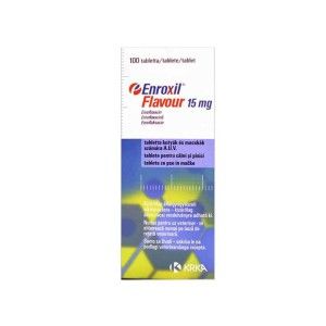 Enroxil Flavour 15 mg, 50 comprimate