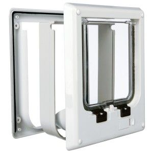 Usa Batanta Pentru Pisici, Trixie, 4-Way Electromagnetica, 21.1x24.4 cm, Alb, 3869