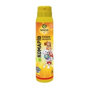 Spray anti capuse, tantari si muste negre (de la 3 ani), VACO PAW PATROL, 100 ml (Fitosanitare)