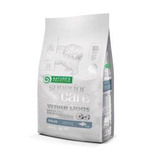 Nature's Protection Superior Care White Dogs Grain Free White Fish Adult Small & Mini Breeds 1.5 Kg