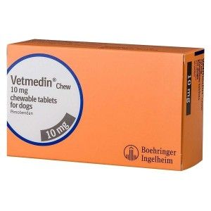 Vetmedin 10 mg, 100 comprimate masticabile, caini (PRESCRIPTIE NECESARA)