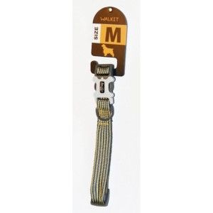 Walkit Zgarda Caine Tubular Multicolor Galben/ Albastru, 2.0x35-50 cm (Zgarzi)