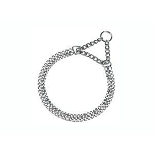 Zgarda caine lant dublu 55 cm