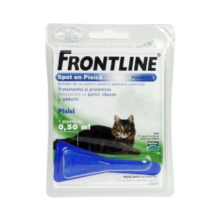 Frontline Spot On Pisica - 1 Pipeta Antiparazitara