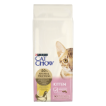PURINA CAT CHOW KITTEN, Pui, 15 kg - front