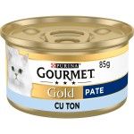 Gourmet Gold Mousse cu Ton, 85 g (Hrana Umeda - Pisici)
