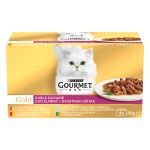 GOURMET GOLD Double Pleasure Multipack Variety, 4 x 85 g (Hrana Umeda - Pisici)