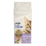 PURINA CAT CHOW Sensitive, Somon, 15 kg - front