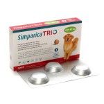 Simparica Trio Caini (20.1 - 40 kg), 1 comprimat masticabil (PRESCRIPTIE NECESARA)