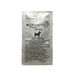 Evicto 30 mg pipete antiparazitare caini talie mica (2.6 - 5.0 kg) 4 pipete (PRESCRIPTIE NECESARA)