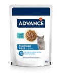 Advance Cat Wet Sterilized Cod, 85 g (Hrana Umeda - Pisici)