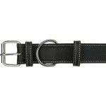 Trixie Zgarda Piele Heartbeat, S - M: 34 - 40 cm / 30 mm, Negru, 18984