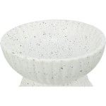 Trixie, castron ceramic ridicat ergonomic, alb, 0.34 L/ 14 cm (Castroane)