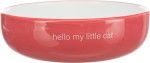 Bol ceramic 0.3 l/ 15 cm roz/alb 24771