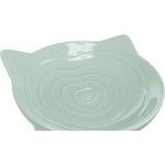 Trixie Viviana, castron ceramic ridicat ergonomic, verde, 0.15 L/ 14 cm (Castroane)