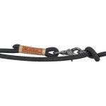 Trixie Lesa Coarda Reglabila Be Nordic, S - M: 2 m / 13 mm, Negru/Nisipiu, 17235
