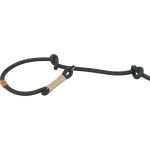 Trixie Lesa si Zgarda Strangulanta Be Nordic, S-M: 1.7 m / 8 mm, Negru / Nisipiu, 17245