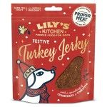Lily's Kitchen Festive Turkey Jerky for Dogs, 70 g (Delicii - Caini)