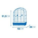 Colivie Iza 2, 51x30x60.5 cm, Alb, 493/115 (Custi, colivii, genti transport)