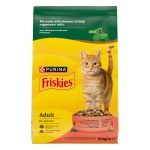 FRISKIES Adult, Pisica, Vita, Pui si Legume, 10 kg (Hrana Uscata - Pisici)