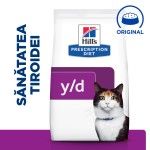 Hill's Prescription Diet Feline y/d Thyroid Care, 3 kg - tiroida