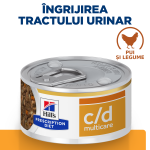 PD CANINE C/D CHK & VG STEW 156 G - ingrijire