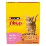 FRISKIES Pisica Junior, Pui, Lapte si Legume, 300 g (Hrana Uscata - Pisici)