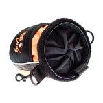 KidDog Gentuta Multifunctionala 3 in 1 pentru Recompense, cu Pungi Igienice, 17x11 cm, Portocaliu Neon/ Negru (Accesorii - Caini)