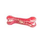 KidDog Jucarie Caini, HipHop, Os Antibacterian, Aroma Friptura Vita, Cauciuc, 13.5 cm (Jucarii - Caini)