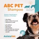 Sampon Hidratant si Hipoalergenic ABC PET, AsistaVet, 250 ml (Sampoane)