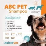 Sampon Hidratant si Hipoalergenic ABC PET, AsistaVet, 250 ml (Sampoane)