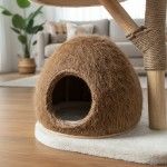 Ansamblu de joaca pisici, Meraki Home, Coconut Nest, 60 x 40 x 88 cm