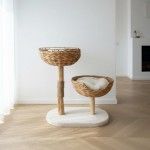 Ansamblu de joaca pisici, Meraki Home, Duo Nest, 60 x 40 x 68 cm