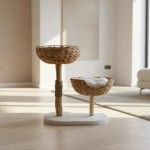 Ansamblu de joaca pisici, Meraki Home, Duo Nest, 60 x 40 x 68 cm