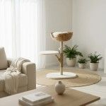 Ansamblu de joaca pisici, Meraki Home, Single Nest, 60 x 40 x 88 cm