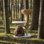Ansamblu de joaca pisici, Meraki Home, Treebark Nest, 60 x 40 x 88 cm