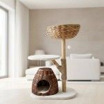 Ansamblu de joaca pisici, Meraki Home, Treebark Nest, 60 x 40 x 88 cm