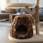 Ansamblu de joaca pisici, Meraki Home, Treebark Nest, 60 x 40 x 88 cm