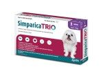 Simparica Trio Caini (2.5 - 5 kg), 1 comprimat masticabil (PRESCRIPTIE NECESARA)