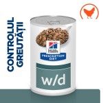 Hill's PD Canine W/D, 370 g - control greutate