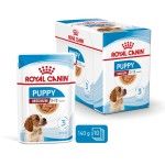 Royal Canin Medium Puppy hrana umeda caine junior (in sos), 10 x 140 g - cutie